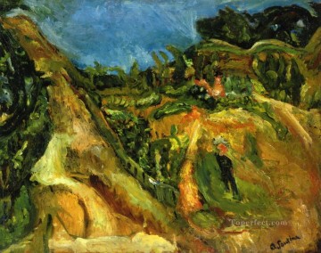 Artworks in 150 Subjects Painting - midday landscape Chaim Soutine Expressionism